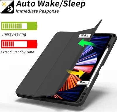 Këllëf tablet ESTUFF ES68201310, 13", folio, i zi - 4