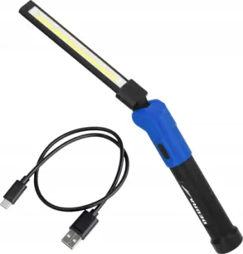 Elektrik dore DEDRA L1033, 1000lm, bateri 2600mAh, e zezë