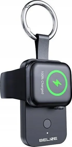 Powerbank Beline për Apple Watch, 1000mAh, portativ, argjendtë - 4