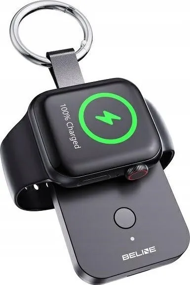 Powerbank Beline për Apple Watch, 1000mAh, portativ, argjendtë - 5