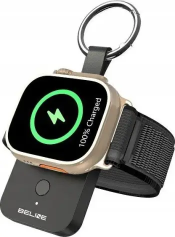 Powerbank Beline për Apple Watch, 1000mAh, portativ, argjendtë