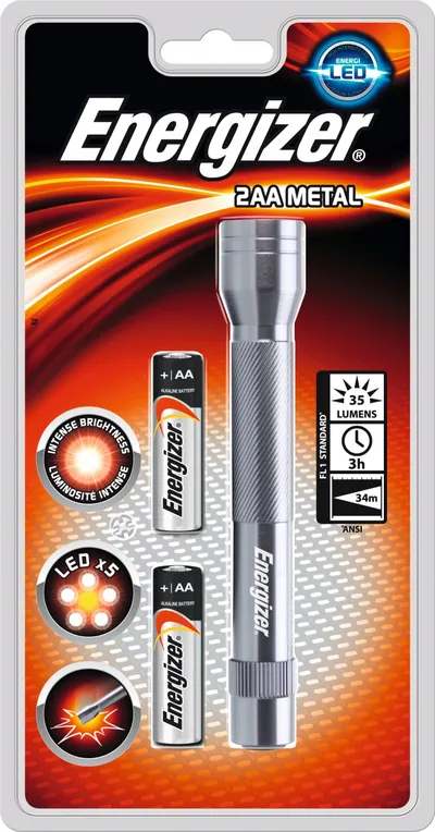 Elektrik dore Energizer ENVALUET06, LED, metalike, gri - 1