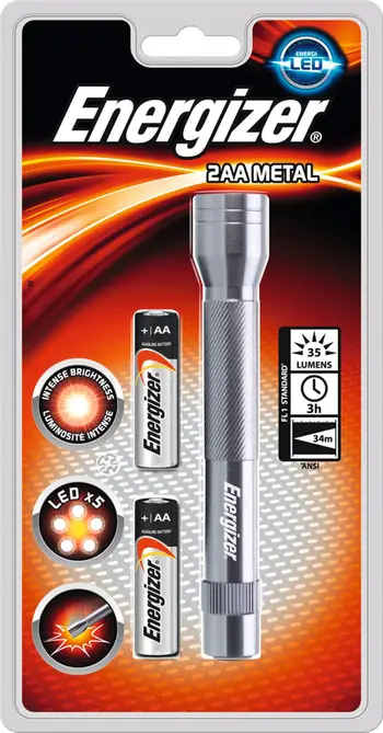 Elektrik dore Energizer ENVALUET06, LED, metalike, gri