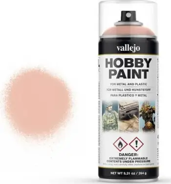 Sprej boje Vallejo Pale Flesh , për miniatura, mat, bezhë e çelët