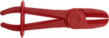 Këmbëz bllokuese Teng Tools AT085, për sistem ftohjeje dhe frenash, e kuqe