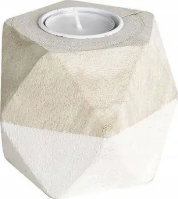 Mbajtëse qiriri tealight TODAY Eco, dekorative, prej druri, natyrale