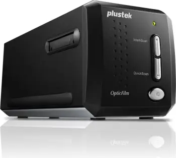 Skaner filmi Plustek OpticFilm 8200i AI, 7200 dpi, infra të kuq, i zi