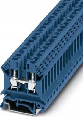 Bllok terminal Phoenix Contact TB 6 I BU Essential, 2 përçues, 6mm² 41A 800V, blu