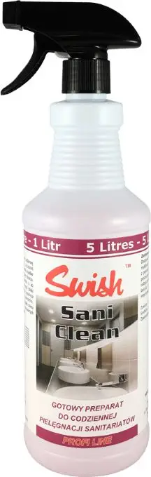 Spray pastrues banjoje Swish Swish Sani Clean, 1L