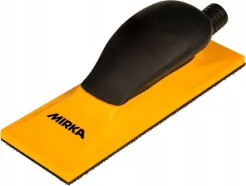 Bllok lëmimi Mirka Premium, 70 x 198 mm, me dorëz dhe dalje thithëse, i verdhë
