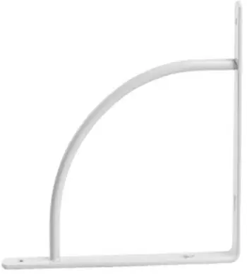 Mbajtëse rafti AutoTune HH81717, 180x180mm, metal, e bardhë