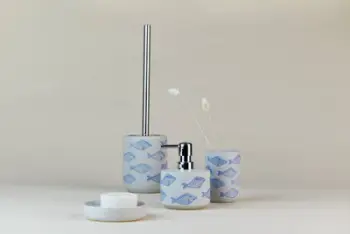 Mbajtëse sapuni Wenko Aquamarine, qeramike, 10 x 3 cm, kafe