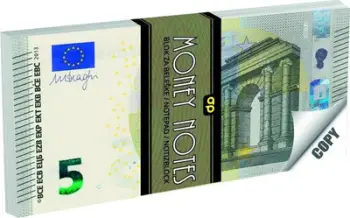 Bllok shënimesh Panta Plast Notes 5 Euro, 70 fletë, letër 90 g/m²