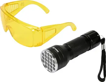 Elektrik dore UV Vorel 21 LED, 395 nm, me syze mbrojtëse, i zi