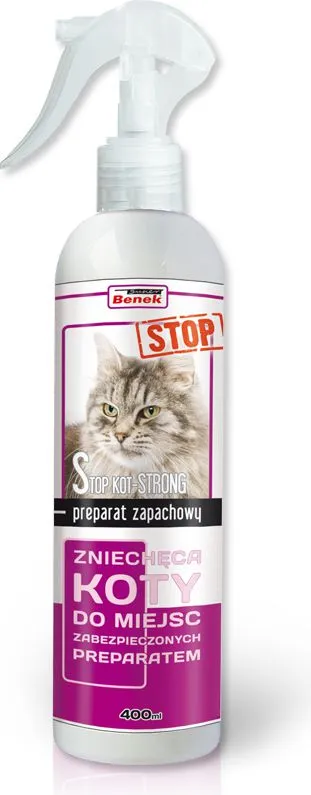 Sprej kundër maceve Super Benek Stop Cat Strong, 400ml - 1