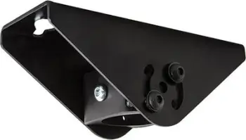 Mbajtëse tavanore B-Tech BT7808/B, për tuba Ø50mm, rrotullim 90°, e zezë