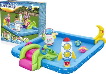 Kënd lojërash i fryrë Bestway 53126, 239x206x86cm, për fëmijë, shumëngjyrësh