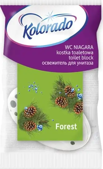Bllok tualeti Kolorado Niagara Forest, 35g, universal, i bardhë