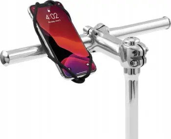 Mbajtëse telefoni për biçikletë BONE Bike Tie 4, 4.7-7.2", e zezë