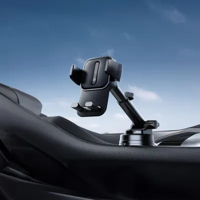 Mbajtëse telefoni Forcell Stylus F-GRIP Guardian, për xham dhe pult, e zezë - 2