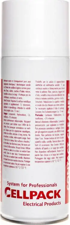 Sprej pastrues kontakti CellPack 124024, 400ml, heq oksidin, mbrojtje metali