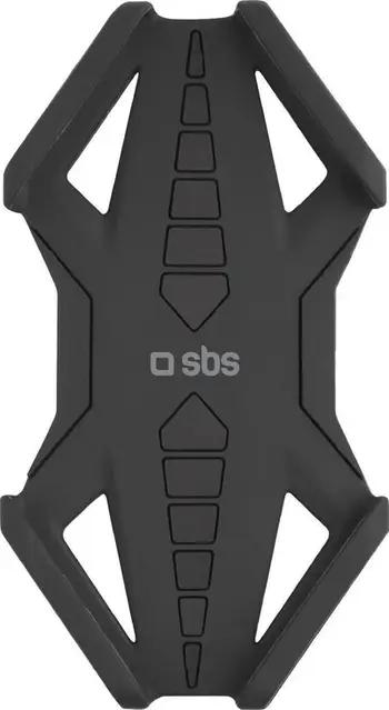 Mbajtëse telefoni SBS TEERIDEHOLD, silikoni, universale, e zezë
