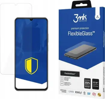 Mbështjellës ekrani 3MK FlexibleGlass për Realme C61, xham hibrid, transparent