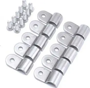 Mbajtëse tubash TurboWorks, çelik inox, 3/8", paketim 10 copë