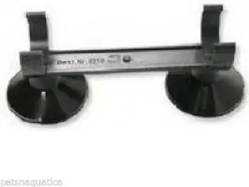 Mbajtëse tubi Sera, me kupa thithëse, për tuba 23 mm, transparente