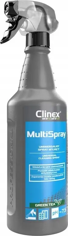 Sprej shumëfunksional Clinex Multi Spray, pastrues sipërfaqesh, Green Tea, 1L
