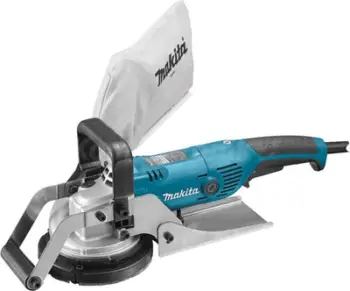Bluarëse betoni Makita PC5001C, disk 125mm, elektrike, blu