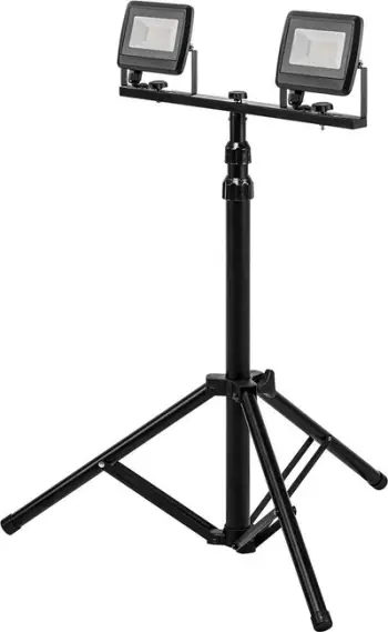 Prozhektor Neo Double Floodlight 99-061, 2x30W SMD LED 5400lm, trekëmbësh 1.8m, i verdhë