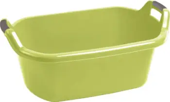 Enë plastike ovale Curver, 55L, me doreza, jeshile