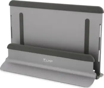 Mbajtëse vertikale për tablet LMP 20420, për MacBook, 12" deri 16", e hirtë