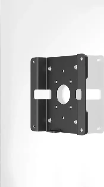 Mbajtëse VESA për xham Compulocks Glass Mount Bracket, me hapje sigurie, e zezë