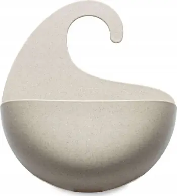 Enë banjoje varëse Koziol Surf M, 25.3 cm, organike, bezhë