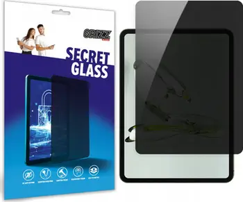 Mbështjellës ekrani privatësie Grizz SecretGlass për OnePlus Pad Go, xham hibrid, mbrojtje nga gërvishtjet, transparent
