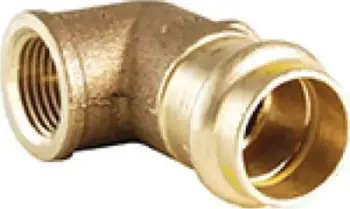 Këndore bronzi për gaz Profile V, 18 mm, 3/4" filetë femër
