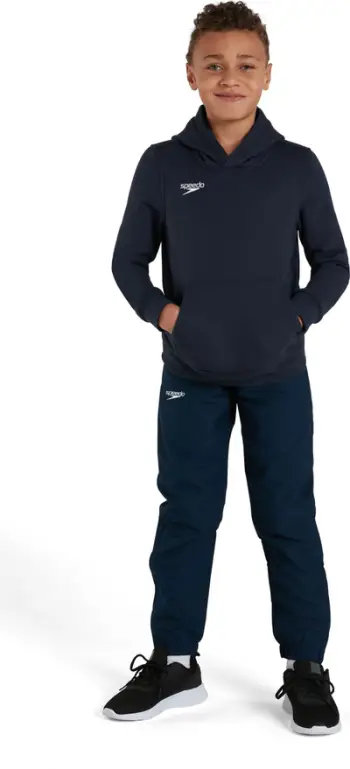 Bluza me kapuç Speedo Club Hoody JM, fëmijë, blu navy