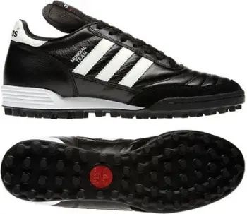 Këpucë futbolli adidas Mundial Team TF 019228, terren artificial, lëkurë natyrale, bardh e zi