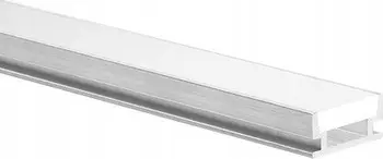 Profil alumini LED Kluś HR-ALU, 2 m, jo i anodizuar, argjendtë