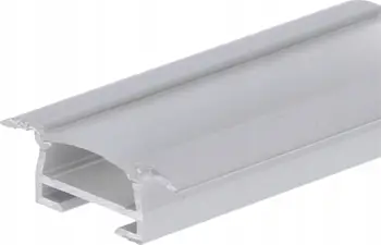 Profil këndor LED Tako Profile, 2m, difuzor milky, alumini i argjendtë