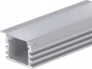 Profil LED Pds4-K, 2m, alumini anodizuar, kapak i qumësht