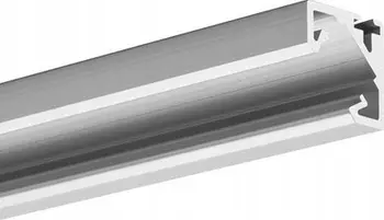 Profil LED Kluś GLAD-45, 2m, alumin i anodizuar, argjendt