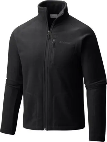 Bluza polar Columbia Fast Trek II, meshkuj, zinxhir i plotë, e zezë