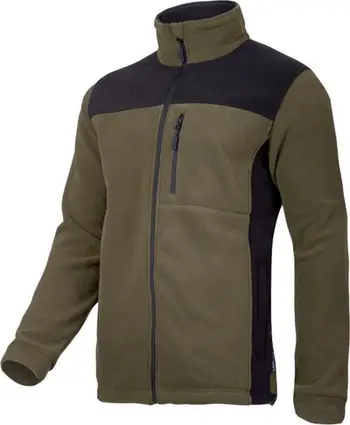 Bluzë fleece Lahti Pro L4011605, madhësia XXL, jeshile e zezë