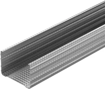 Profil metalik ndarës Knauf CW-P 75/3000, 75 mm, 3 m, metalik