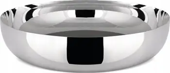 Enë sallate Alessi JM15, 24cm, çelik inox, argjendtë
