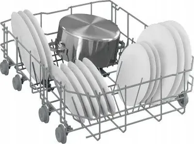 Enëlarëse e integruar Beko DIS35023E, 45 cm, 10 sete, inoks - 4