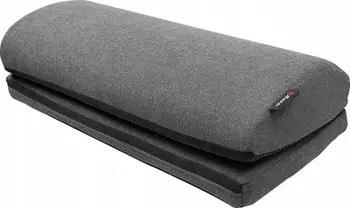 Mbështetëse këmbësh Arozzi Soft Fabric Memory Foam, lartësi e rregullueshme, gri e errët